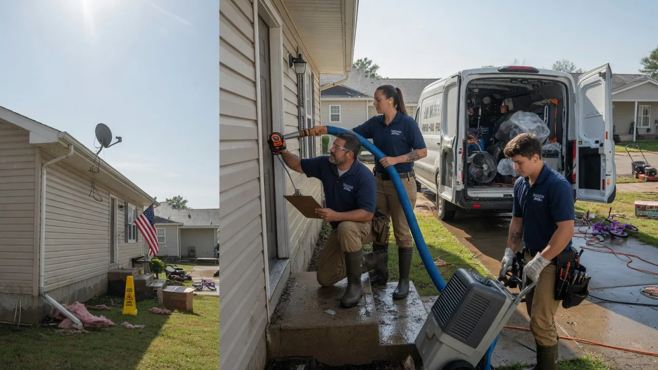 Ceiling Water Damage Restoration in Mount Olive, MS near me